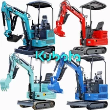 FREE SHIP Kubota 1.4- 1.8 Ton Mini Excavator Tracked Attachments Free Unloading