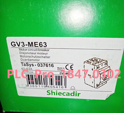 Schneider-GV3-ME63 40-63A GV3ME63 1PCS Brand New Fast delivery