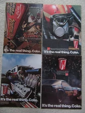 Coke Advertising, Coca-Cola Soda, Drag Racing, Funny Car, Chadwick, Dee Keaton