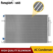 A/C AC Condenser for 2015 2016 2017 2018-2022 Ford Mustang 3.7L 5.0L 5.2L V6 V8