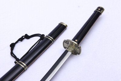 S0490 ONLINE GAME TOUKEN RANBU HIGEKIRI HIZAMARU SWORD W/ GUN