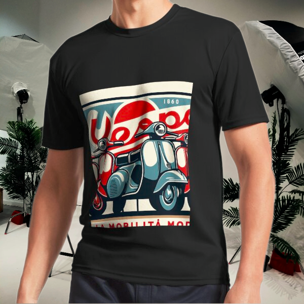 FILA Copia di Scooter Rows T Shirt Maglietta Uomo Logo Divertente Taglia dalla S alla 5XL