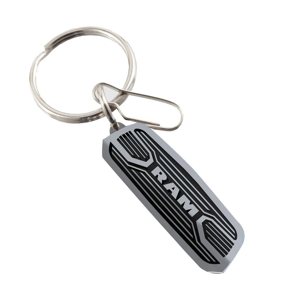 NEW 2PC RAM CAR TRUCK FRONT SEAT COVERS & 1 ELITE KEY CHAIN Foto 3 de 4