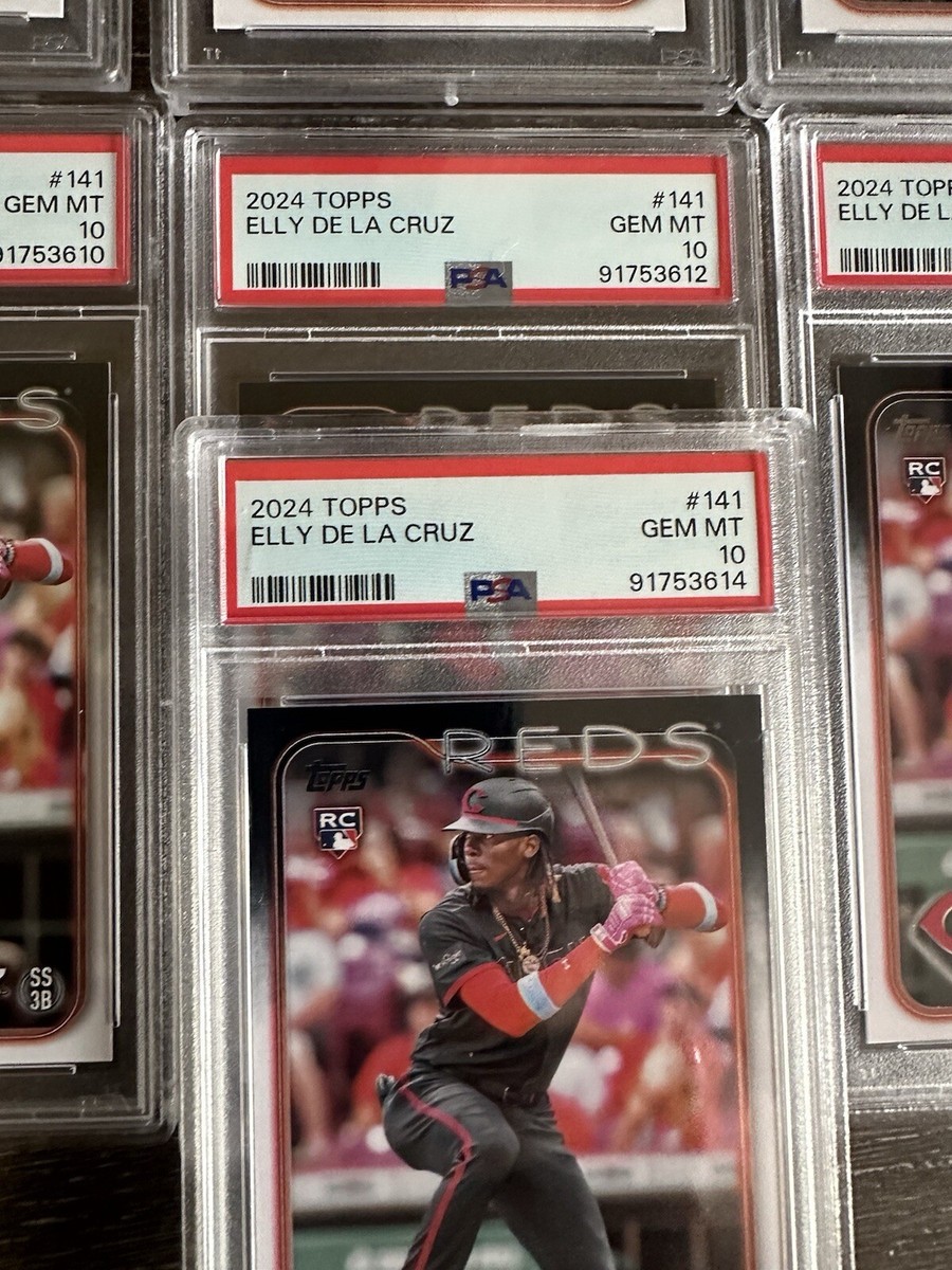 2024 Topps ELLY DE LA CRUZ Rookie Card PSA 10 GEM MINT