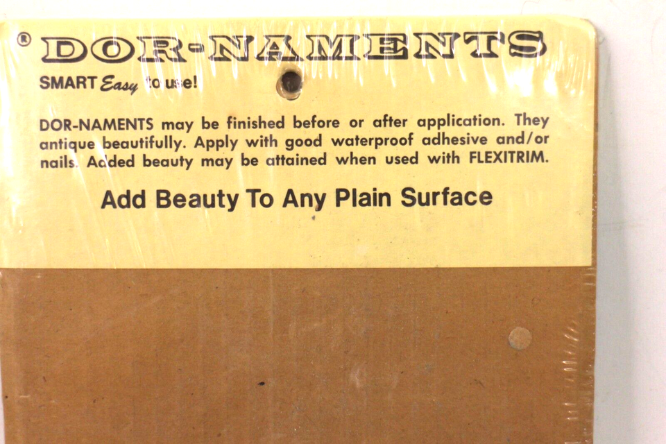 Vintage Sculpturesque Medallions to enhance Plain Surfaces/Doors