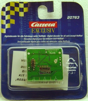 CARRERA 20763 DIGITAL DECODER FOR  EXCLUSIV 1/24 SLOT CAR EXCEPT HOT RODS NEW