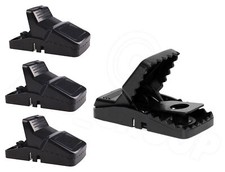 4x Large Rat/Mouse Traps - Powerful Spring Vermin/Parasite Control Trap