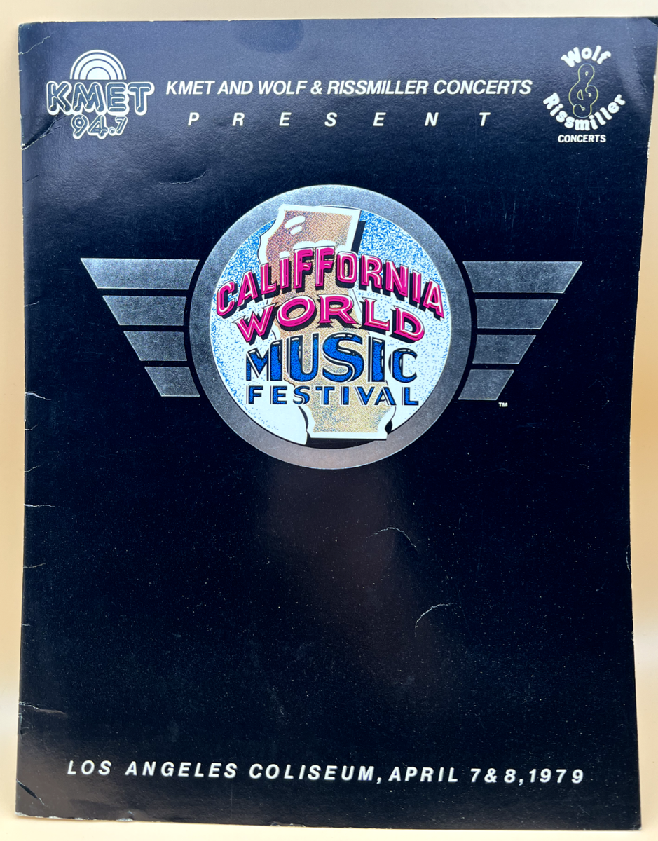 VAN HALEN 1979 Tour Concert Program Aerosmith REO Speedwagon Toto