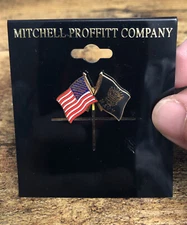 New Mitchell Proffitt Co US Navy Flag Pin Military 