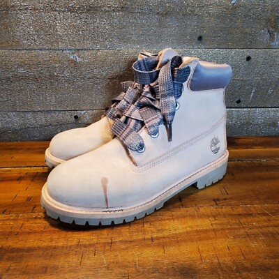 Timberland Girls Waterproof Boots Size Gray Pink Insulated