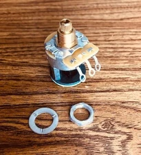 Fender 250K Split Shaft  S-1™ Switch Potentiometer; 006-1256-049