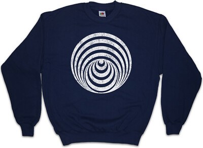 HYPNO CIRCLE I Sweatshirt Pullover Spiral Labyrinth Mystic Hypnotic Circle
