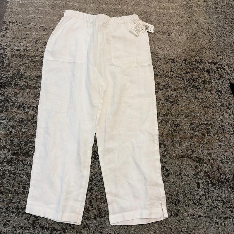 New With Tag Ladies Size M Linen Slacks