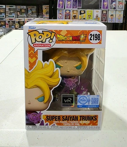 DBZ Funko Pop Super Saiyan Trunks Pre-Release Exclusive # 2198 +Protector