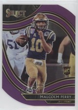 2020 Panini Select Field Level Purple Prizm Die-Cut Malcolm Perry #399 02r9
