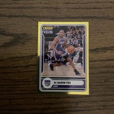 2023-2024 Panini NBA Stickers Deaaron Fox /10 Gold