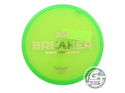 NEW DGA Spark Breaker 174g Lime Gold Foil Putter Golf Disc