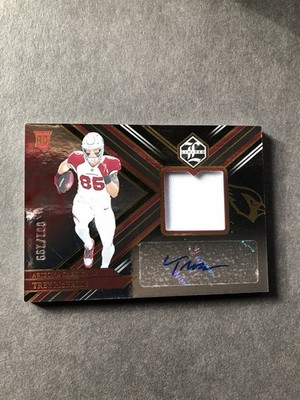 2022 Panini Limited Trey McBride Patch Auto RC #001/199 RPA Patch Auto Cardinals