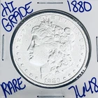 1880 MORGAN SILVER DOLLAR AUTHENTIC HI GRADE U.S. MINT COIN FREE SHIPPING 7648