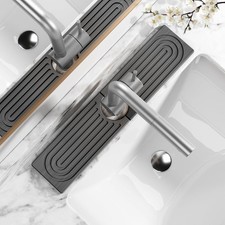 Stone Faucet Mat for Kitchen Sink - Quick Dry Diatomite Sink Splash Guard, Preve