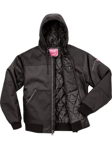 252B-XL Milwaukee Men's Hooded Jacket Black Size XL - product listing photo