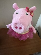 Peppa Pig 11 Standing Plush Stuffed Animal Toy Dress Tutu Sings Dances
