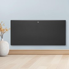 Purus 1800W Electric Panel Heater Wall Mounted Timer Thermostat Grey Radiator