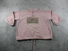 Vintage Fred Harvey Trading Co Sweatshirt Womens S/M Pink 1/4 Zip Grand Canyon