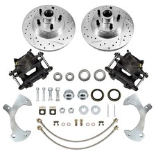 For 57-64 Ford Fairlane Galaxie Front Disc Brake Conversion Dual Piston Calipers