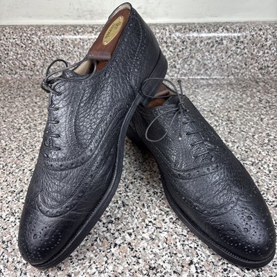 Lorenzo Banfi Dress Shoes Mens Size 11.5 M Black Leather Wingtip Oxford Available :Lorenzo Banfi Penny Loafers Men main image 4