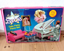Vintage Mattel Superstar Barbie Gala-Party Piano Bar 80er Herz Familie Ken UNVOLLSTÄNDIG
