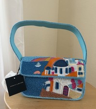 New! Vintage Beaded Santorini Shoulder Bag Vi...