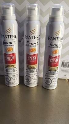 3 Pantene Pro V In The Shower Foam Hair Conditioner Radiant Color Shine 6 Oz 1F9
