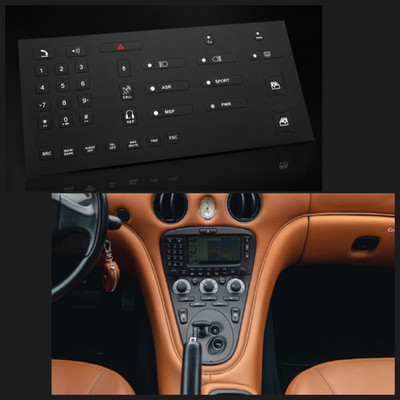 2002-06 MASERATI CAMBIOCORSA COUPE SPYDER DELUXE BUTTON RESTAURATION SET 4200 GT
