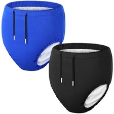 2 Pcs Youth Swim Diaper Special Needs Reusable Cloth Diaper Covers Waterproof...