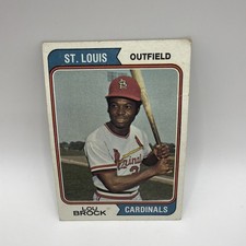 1974 Topps - Lou Brock #60 St Louis Cardinals