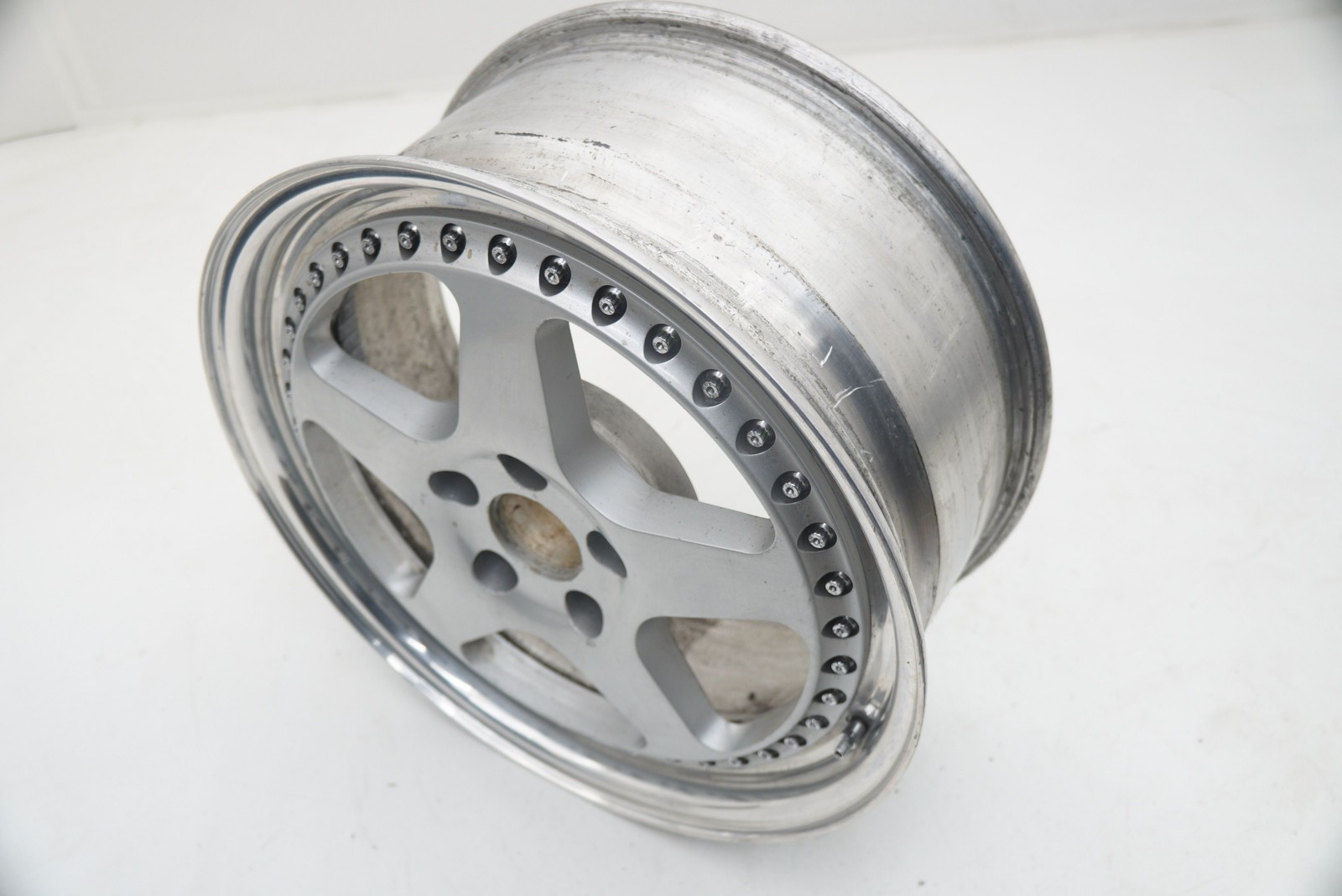 Front 17X6.5" Inch 5 Spoke Wheel Rim HRE Performance Wheels Ferrari Mondial 1985