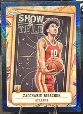 ZACCHARIE RISACHER ROOKIE SHOW & TELL BLUE PARALLEL - 2025 TOPPS CHROME #ST-11