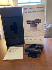 AVerMedia Live Streamer Cam 313 Full HD 1080P Webcam w/Privacy Shutter, OPEN BOX