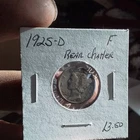 Antique Vintage 1925-D Mercury Dime Fine Silver 10C Coin Denver Circulated