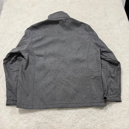 Magellan Outdoors Jacket Mens XL Gray Softshell Fleece Lined Full Zip Hiking image 8