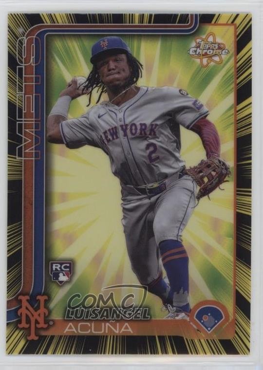 2025 Topps Chrome Radiating Rookies Luisangel Acuna Luisangel Acuña #RR-5 0xh3