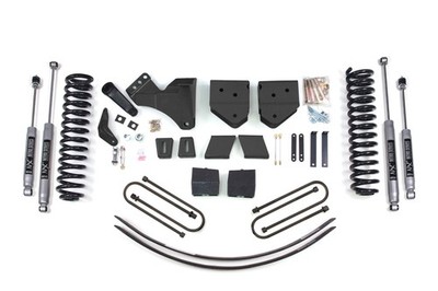 BDS Suspension BDS354H 6'' NX2 4.5'' Block Add-a-Leaf for 05-07 F250/F350 Diesel