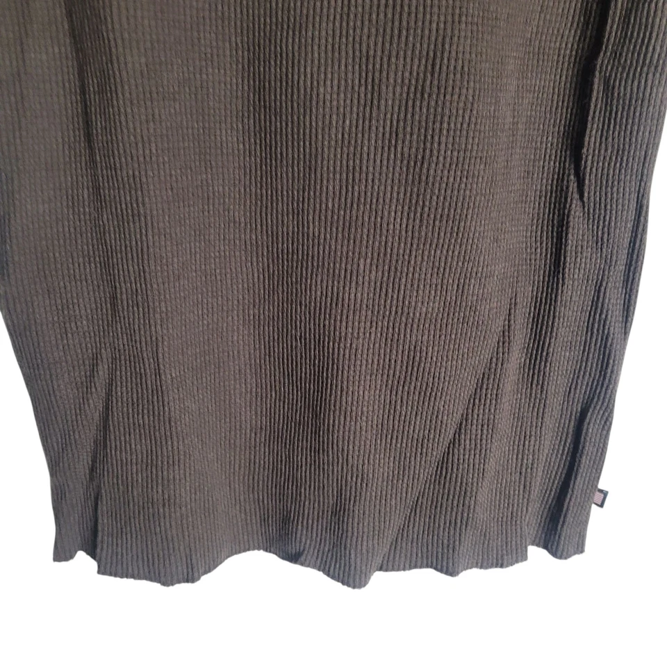Polo Ralph Lauren Y2K Thermal Shirt Womens Sz Medium M Brown Modal Blend Vintage - Image 4 of 4
