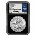 2021 Type 1 American Silver Eagle $1 Edmund C Moy Signature NCG MS 70
