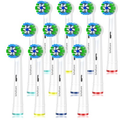 Precision Replacement Toothbrush Heads Compatible 12 Count (Pack of 1), White