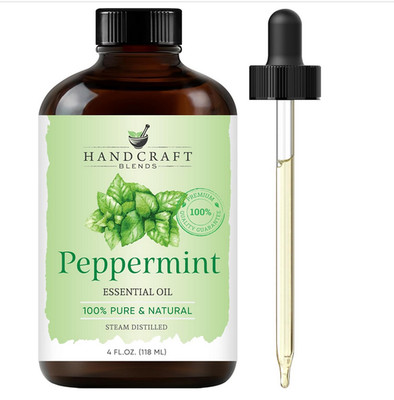 Handcraft Blends Peppermint Essential Oil   Huge 4 Fl Oz