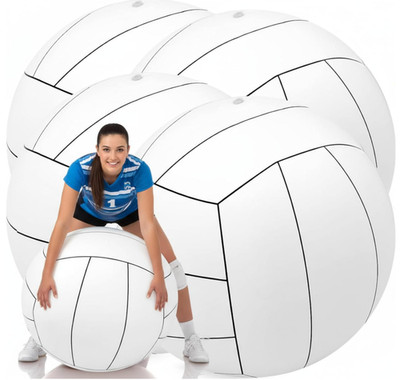 Libima 27 Inch Giant Inflatable Volleyball Large Sports Ball Beach Summer Swimmi