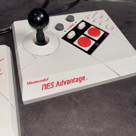 TWO x2 Nintendo NES Advantage Joystick Controller Tested & Working!