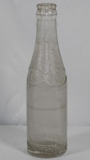 RARE Vintage Dr. Pepper Bottling Company D.P.B.C.  Embossed Glass Soda Bottle